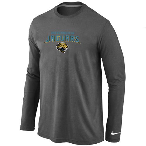 Nike Jacksonville Jaguars Heart & Soul Long Sleeve NFL T-Shirt - Dark Grey